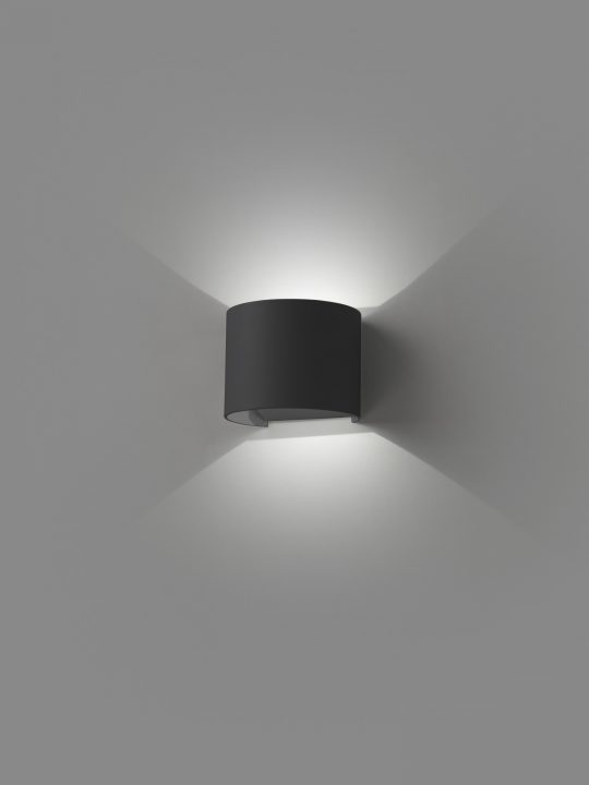 FARO SUNSET Tamno siva zidna lampa - 70687
