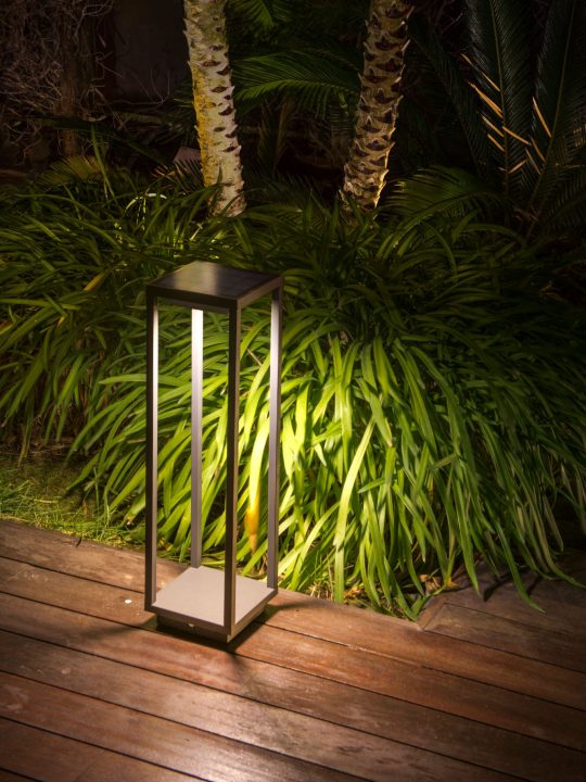 FARO SAURA Solarna tamno siva far lampa - 70774