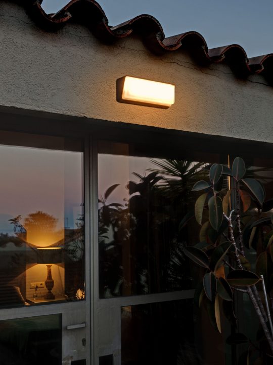 FARO HALF Tamno siva zidna lampa - 71537