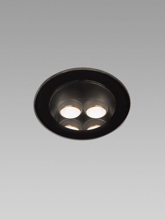 FARO TRAS 4L Crna ugradna lampa - 71702