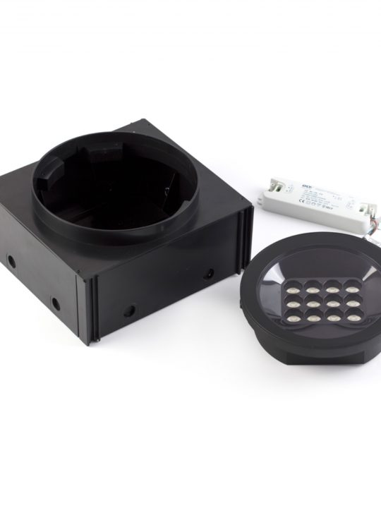 FARO TRAS 25L Crna ugradna lampa 40º - 71717