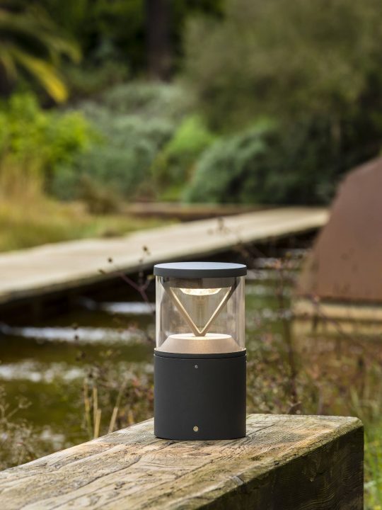FARO RUSH 250 Tamno siva stub lampa 3000K 360º DALI - 750010D