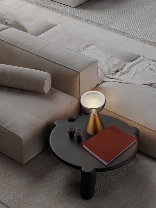 NOVA LUCE stona lampa VOI - 9236312