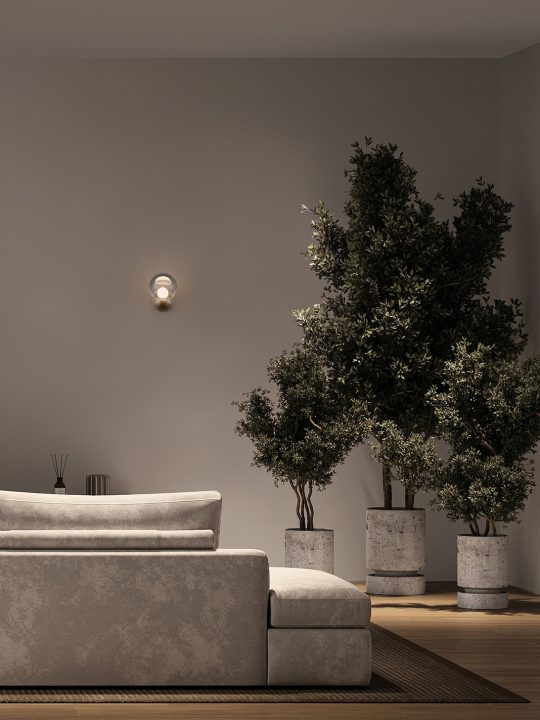 NOVA LUCE zidna lampa SILENZIO - 9190210